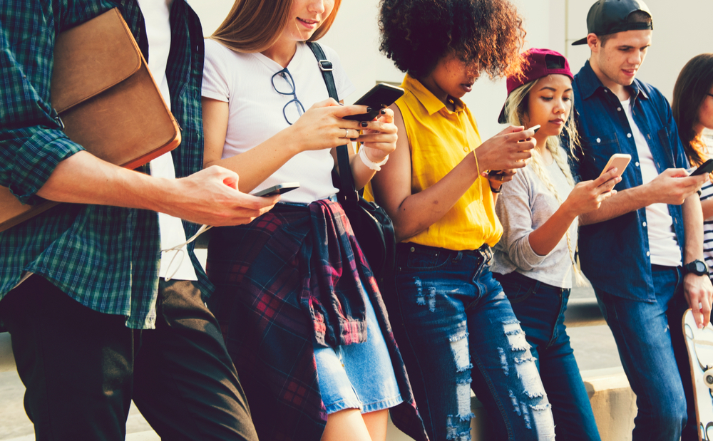 Generation Z stock image