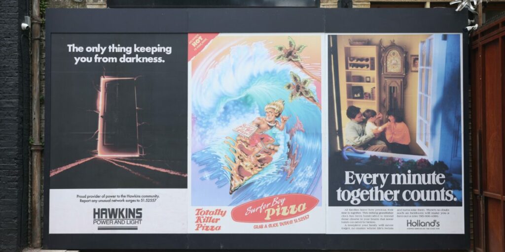 Netflix Stranger Things OOH