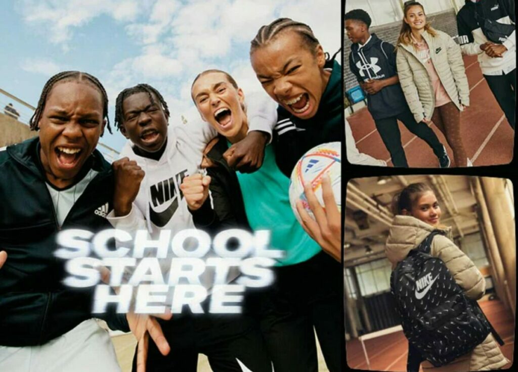 SPORTS DIRECT BACK TO SCHOOOL