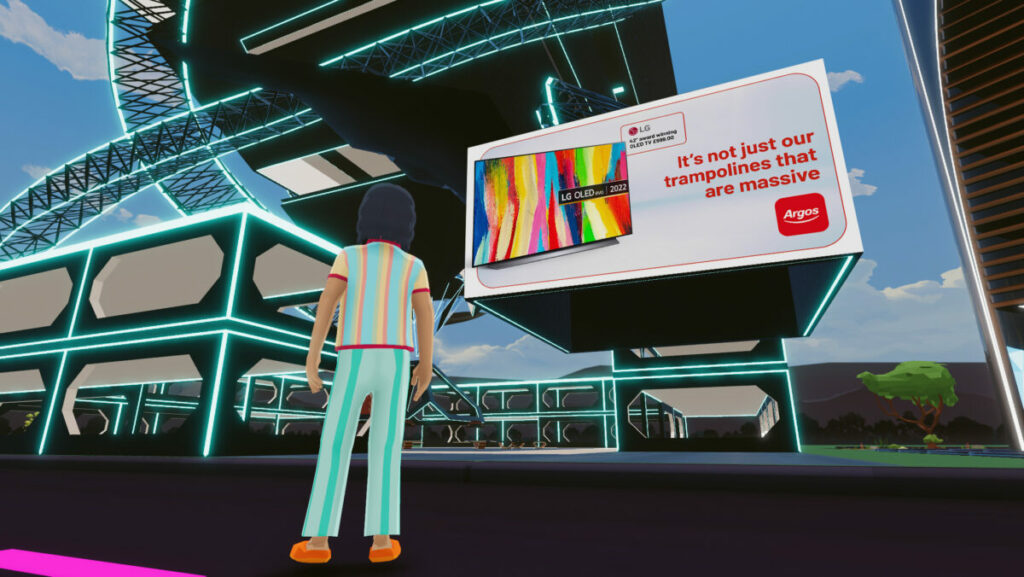 ocean outdoor dooh metaverse campaign