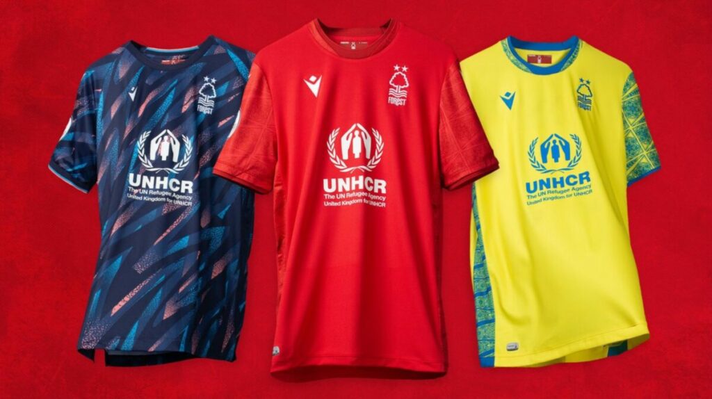 Nottingham Forest Football Club has entered a new international charity partnership with UK for UNHCR in a bid to support global relief efforts.