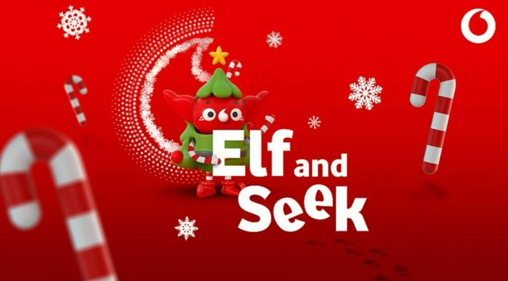 Vodafone has unveiled an AR campaign that allows customers to take part in a Christmas game for a chance to win thousands of prizes.