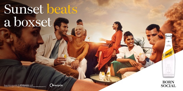 Schweppes summer campaign, 'Born Social'