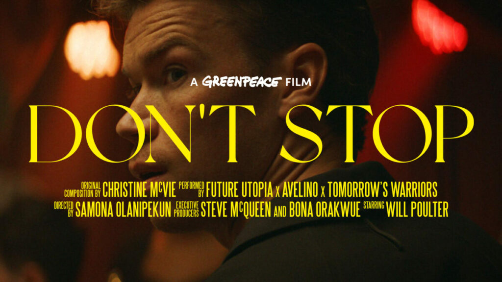Greenpeace have created a new cover of the Fleetword Mac single Don't Stop ahead of this year's Glastonbury festival, as part of a new campaign in collaboration with ad agency Mother to inspire the next generation of climate activists.