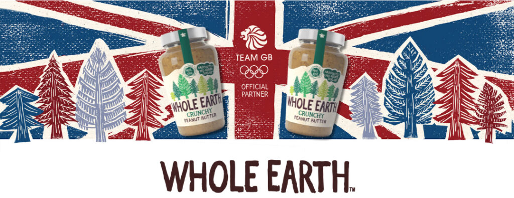 Whole Earth, the Ectotone UK-owned natural food brand, has announced its renewed partnership with Team GB in preparation for the upcoming Paris 2024 Olympic Games, depicted here.