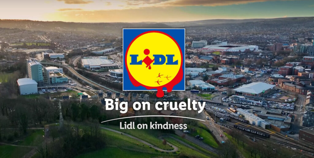 Lidl frankenchicken ad from the humane league