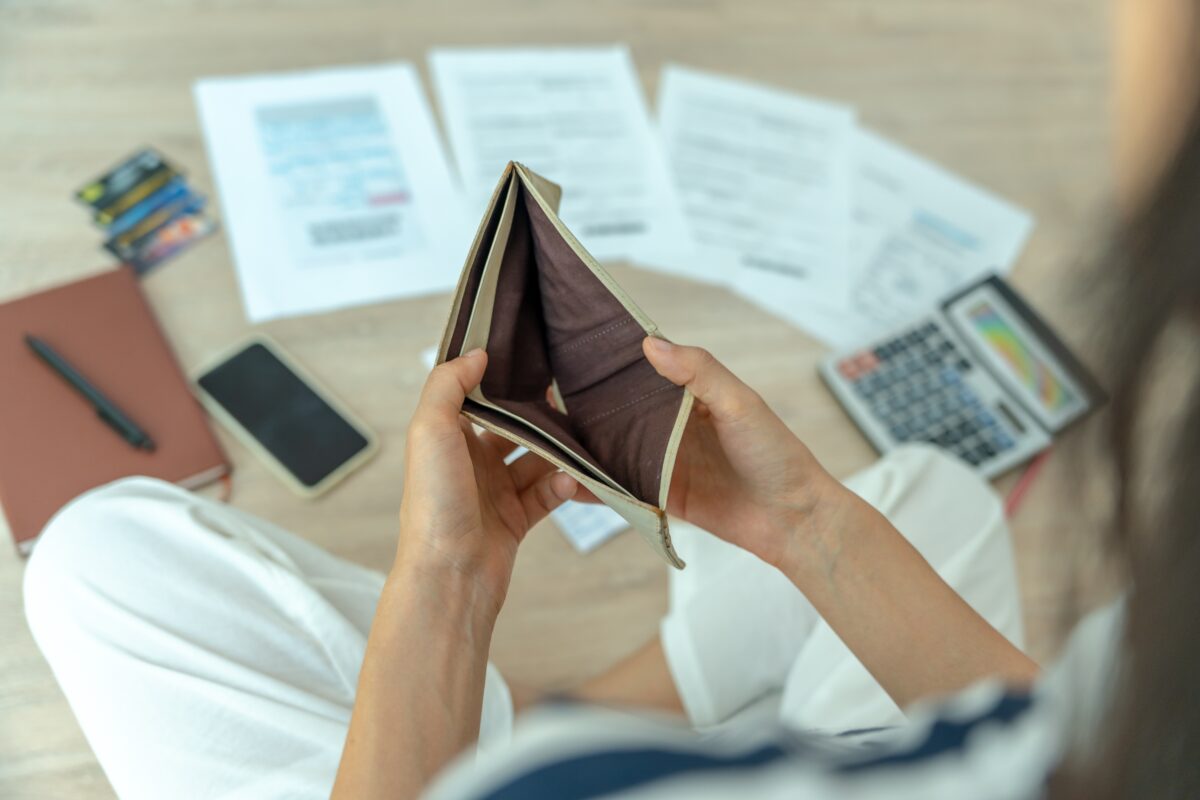 Marketers must recognize the cost of living crisis's impact and refine consumer labelling, or risk damaging campaign effectiveness warns Kantar, here depicting someone unable to pay their bills.