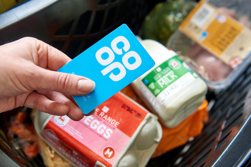 Co-op has announced a partnership with data collaboration platform, LiveRamp, to bolster relevancy for members and brands in its first-party marketing and retail media offering, depicted here