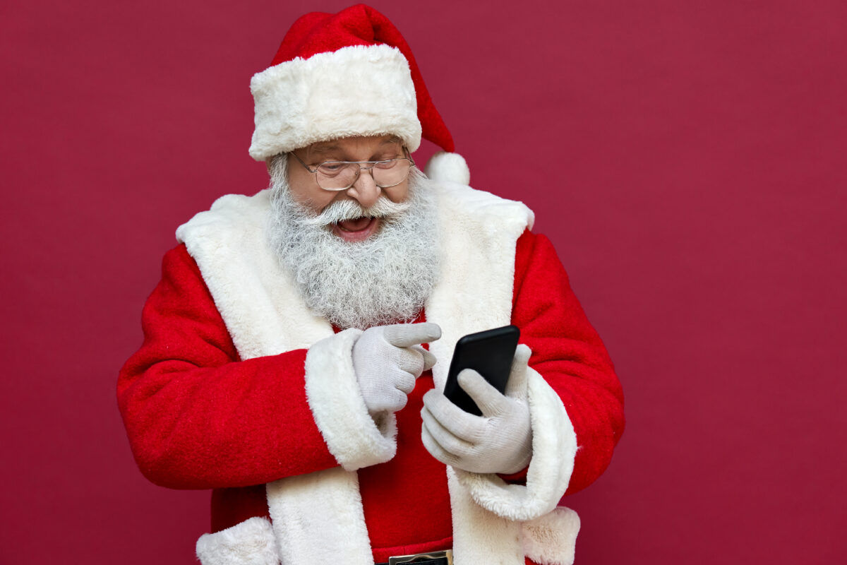 Creative minds from AMV BBDO, M&C Saatchi, Kite Factory, TBWA\London, Lucky Generals and others predict this year's retail Christmas ads, here depicting Santa laughing.
