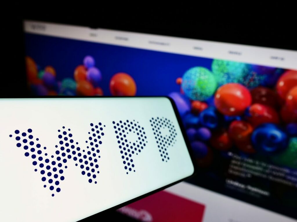 WPP's revenue took an unexpected hit this Q3, marking its second consecutive quarterly revenue decrease compared to its annual forecast, here depicting WPP logo