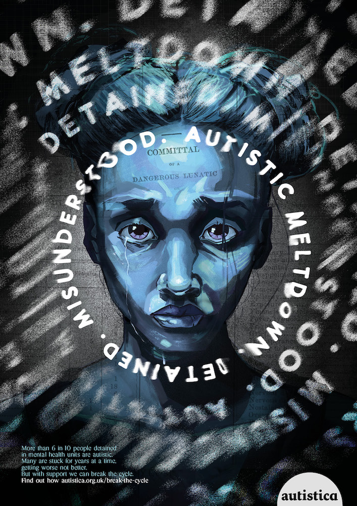 Autism charity Autistica is drawing attention to the reality of autistic people in crisis with an OOH campaign developed by Ogilvy Health UK.