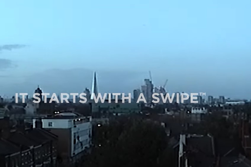 Sreenshot from latest Tinder brand film. Tinder has released its first UK brand film as part of its global “It Starts with A Swipe” campaign. Highlighting human connection, it first launched on Boxing Day and coincides with people taking fresh approaches to dating for the new year.