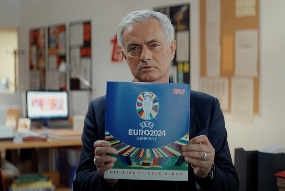 Topps teams up with José Mourinho in new official UEFA EURO 2024 stickers and cards campaign