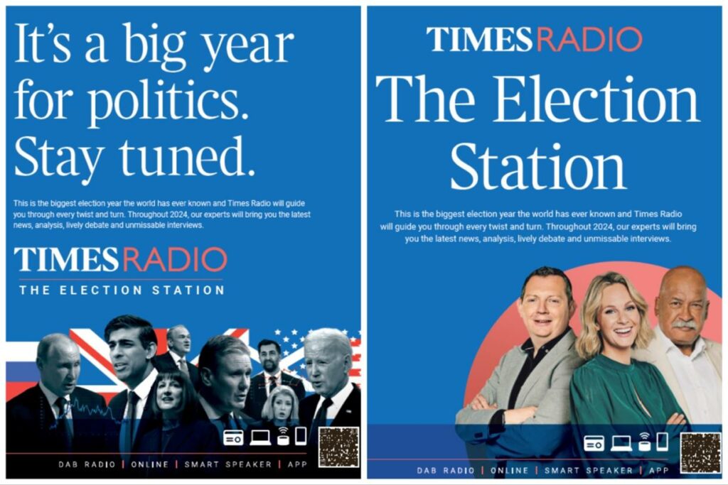 Times Radio is positioning itself as the go-to destination for all of this year's key UK and US election coverage.