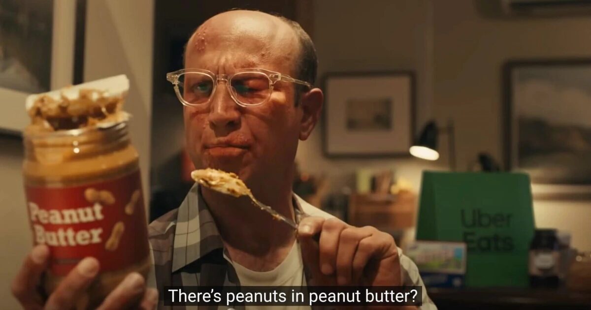 Uber Eats' star-studded Super Bowl ad has faced strong criticism by the FARE charity, over a scene which makes light of peanut allergies.