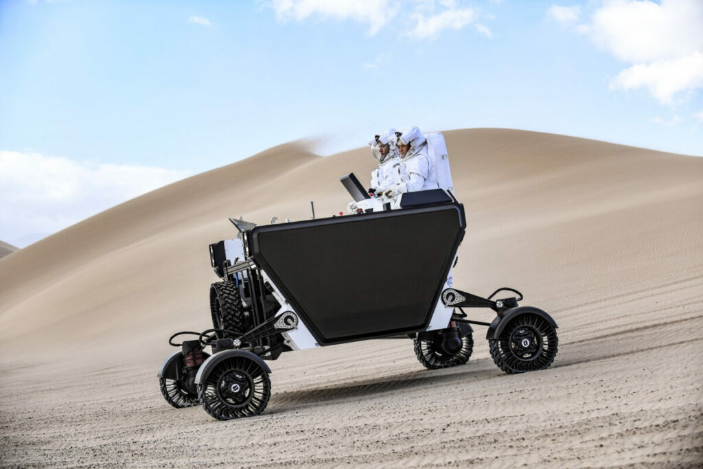 A lunar rover made by former NASA and SpaceX engineers is set to offer brands the chance to advertise on the surface of the moon from 2026.