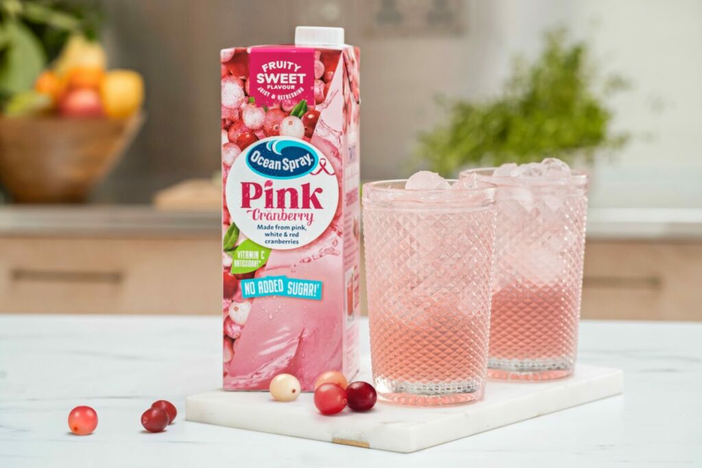 Ocean Spray is supporting the launch of its 'Pink Cranberry' juice with an ad campaign that celebrates how the juice can elevate everyday moments.