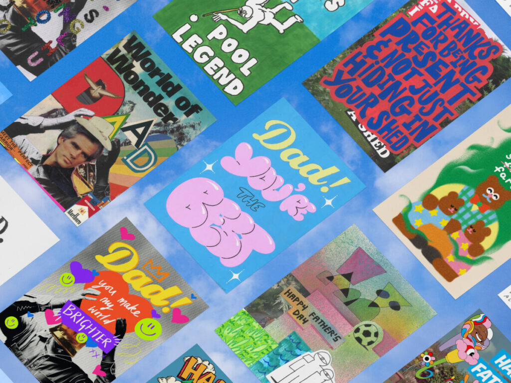 Calm has teamed with The Or to help redesign Father's Day cards in a move away from stereotypical 'Happy Father's Day you old twat' messaging.