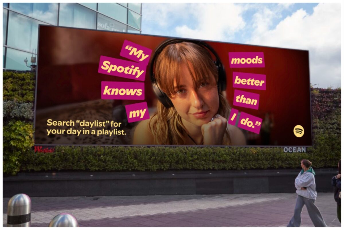 Spotify is taking inspiration from its listeners with a new campaign that focuses on its ability to offer a deeply personalised service.