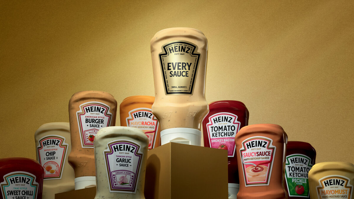 Heinz has enlisted its creative agency Wieden + Kennedy to combine fourteen of its sauces for a new product launch, which celebrates those who are..."obsauced".