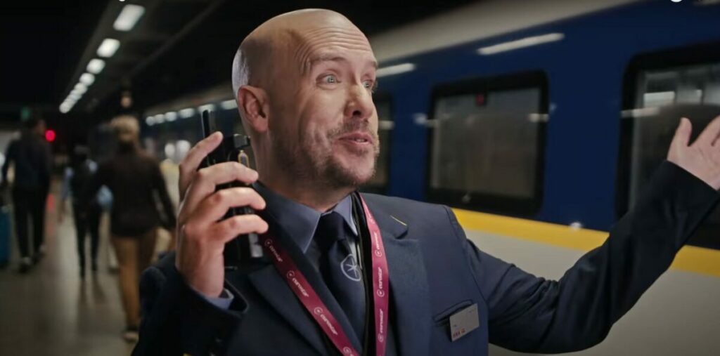 Eurostar taps comedian Tom Allen for a new Olympic-themed film showing the comedian setting off alongside Team GB supporters.