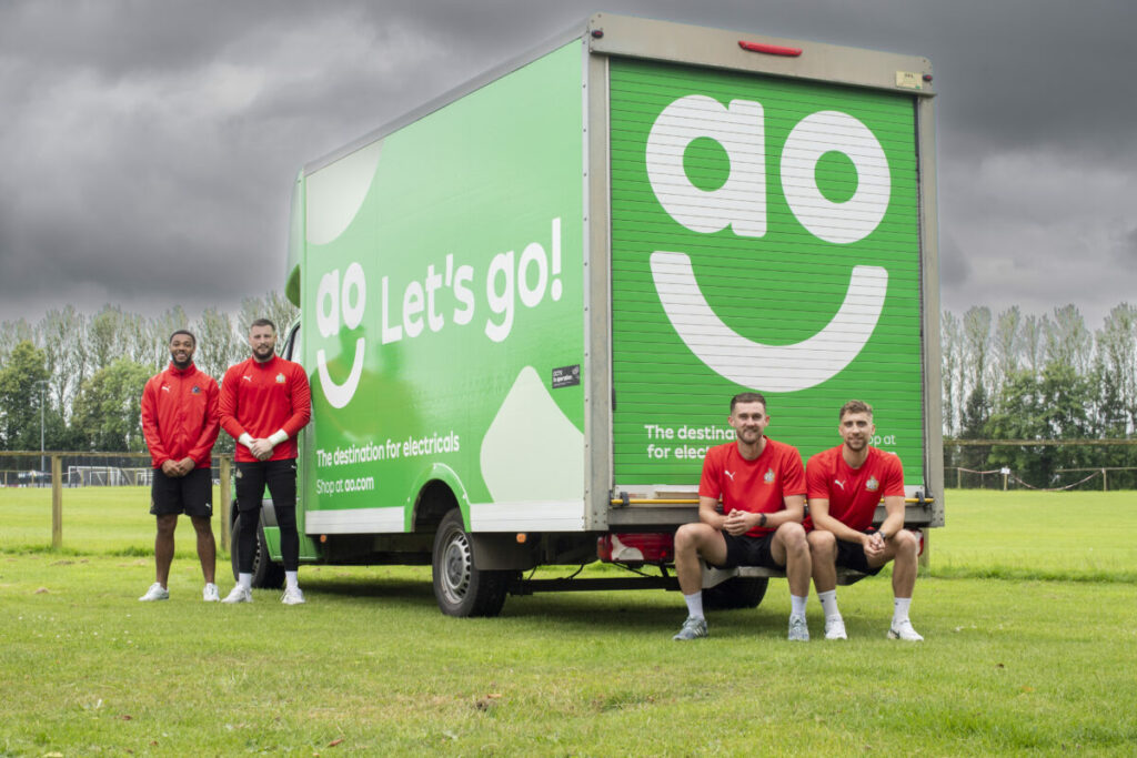 AO has added Altrincham Football Club to its portfolio of sponsorships, which includes the AO Arena, becoming the club’s new front-of-shirt sponsor.