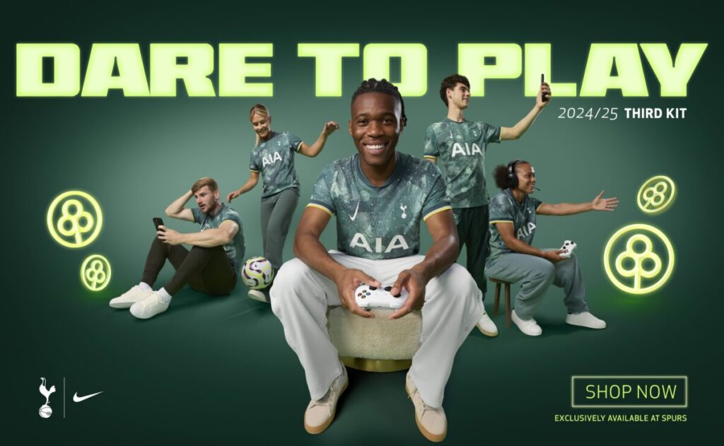 Tottenham Hotspur FC has unveiled its Third Kit for the fledgling 2024-25 season, with a new campaign and film to promote Nike's latest design.