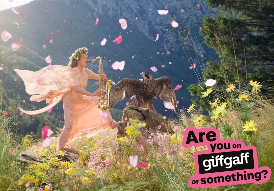 Dreamy giffgaff background. Giffgaff has unveiled its first campaign since Pablo took over the account from fellow indie agency Neverland earlier this year.