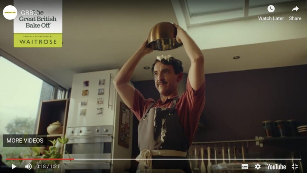 Waitrose is marking the return of The Great British Bake Off with a fresh set of idents celebrating its ongoing sponsorship with the Channel 4 hit show.