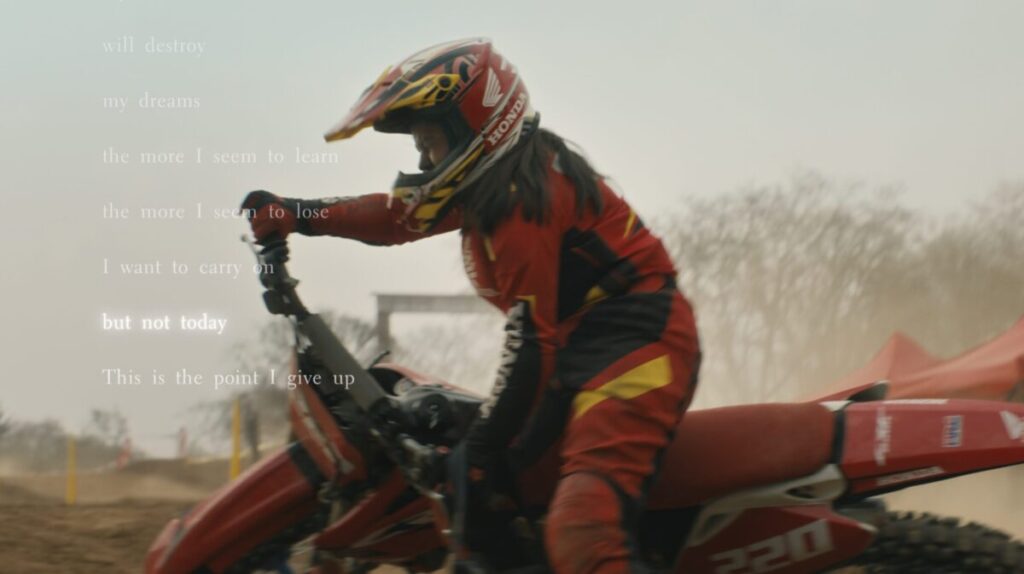 Honda turns success into failure in a reverse poem style ad filled with classic Formula 1 imagery as it brings "Challenging Spirit" brand identity to life.