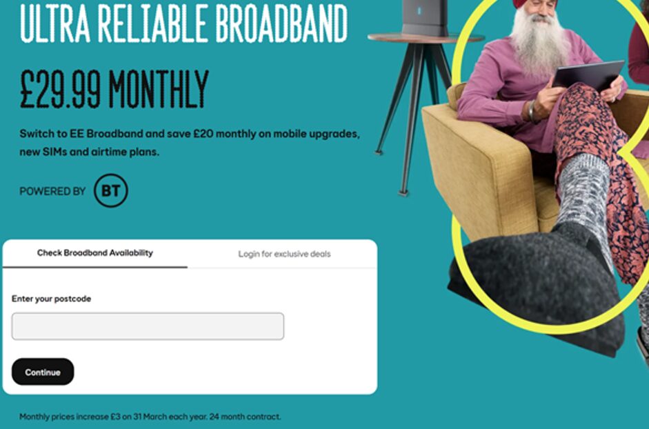 "Misleading" EE ad. Broadband firms including Virgin, BT and EE have had adverts banned by the Advertising Standards Authority (ASA) over mid-contract prices.