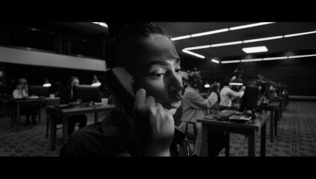 A man on the phone, fed up with the day's dreary work. Dull tones all around. EE's latest spot by Saatchi & Saatchi shows off the escapism provided by its new WiFi 7 Smart pro, and will show across hit shows like Gogglebox.