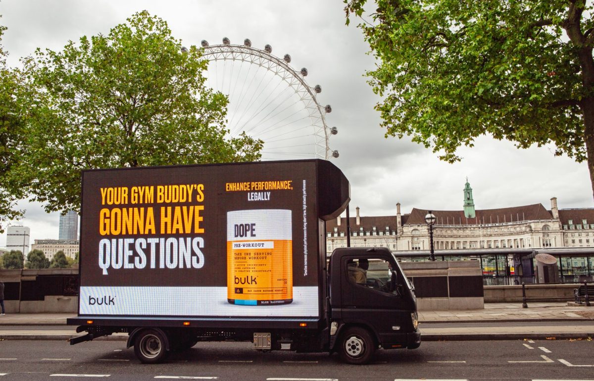 Sports nutrition brand Bulk is looking to give its gym-obsessed customer a 'legal' advantage with its newly-released pre-workout supplement DOPE.