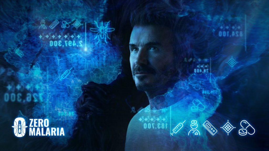 A nationwide out-of-home advertising campaign featuring David Beckham has been launched to boost efforts in the fight against malaria. 