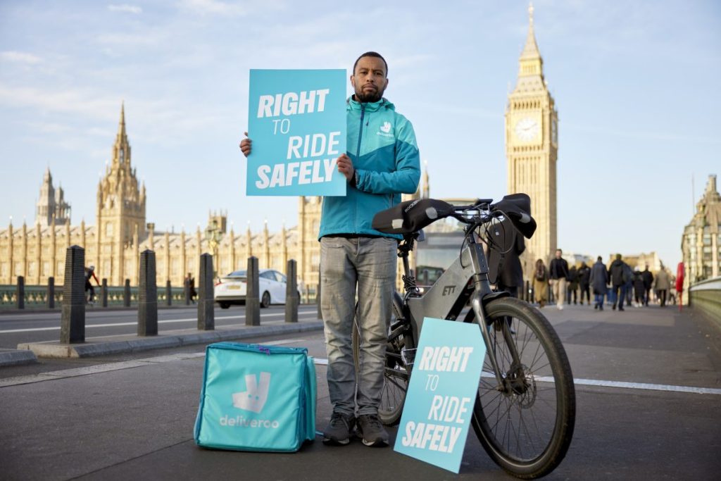 Food delivery service Deliveroo is calling upon the UK government to increase protections for delivery drivers, in a hard hitting new campaign.