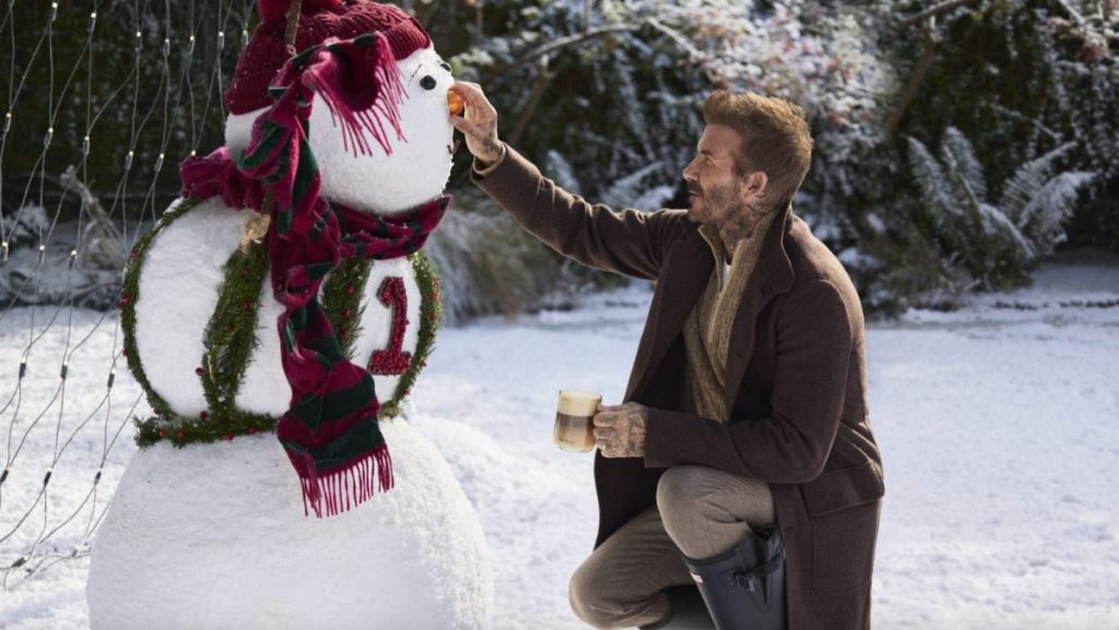 Nespresso has recruited global footballing superstar and former England captain David Beckham to front its heartwarming 2024 Christmas film.