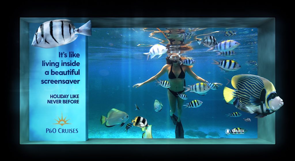 P&O Cruises launches immersive 3D programmatic DOOH campaign
