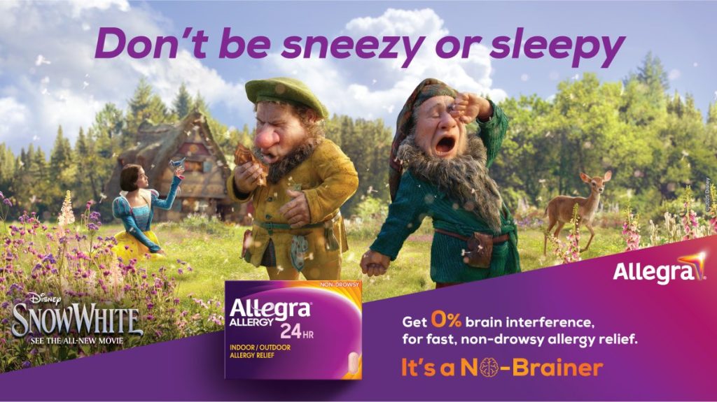 Allergy relief medication brand Allegra, part of pharmaceutical firm Opella, has collaborated with Disney’s Snow-White live-action movie.