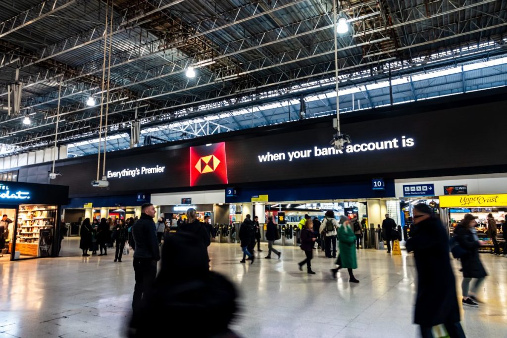 Banking group HSBC UK has launched a new out-of-home focused campaign to showcase its Premier banking proposition