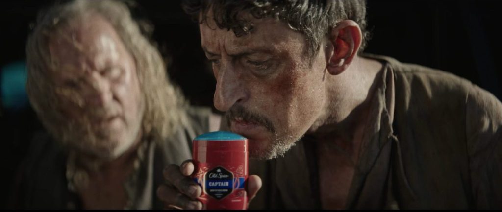 Male grooming brand Old Spice is spotlighting its upgraded range of products with a swashbuckling Pirates of the Caribbean-themed ad campaign.